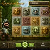 NoviBet - Gonzo's Quest Slot Game by NetEnt