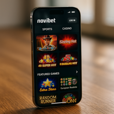 NoviBet Casino Mobile Platform - Responsive Design
